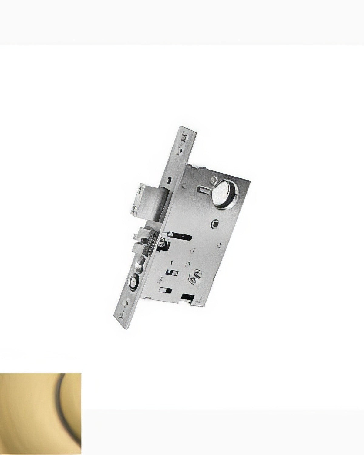 Baldwin 6075060L satin brass and brown mortise lock