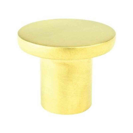 R. Christensen 6076-1SFG-C soft gold round cabinet knob