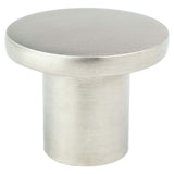 R. Christensen 6079-1BPN-C brushed nickel round cabinet knob