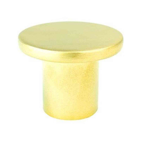 R. Christensen 6080-1SFG-C soft gold round cabinet knob