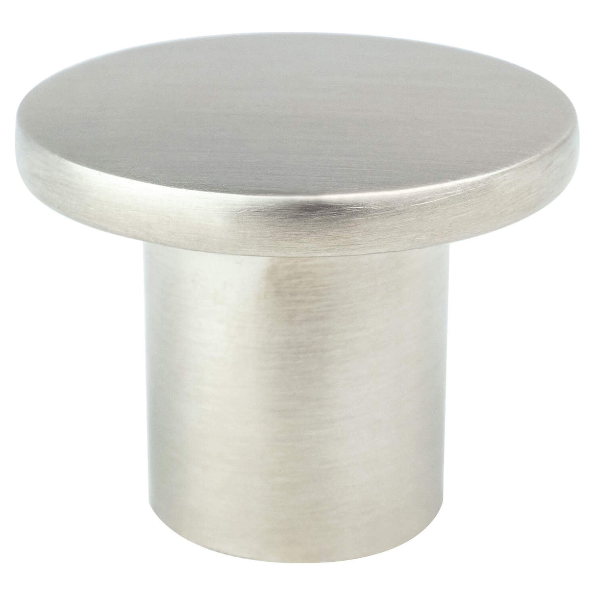 R. Christensen 6083-1BPN-C brushed nickel round cabinet knob