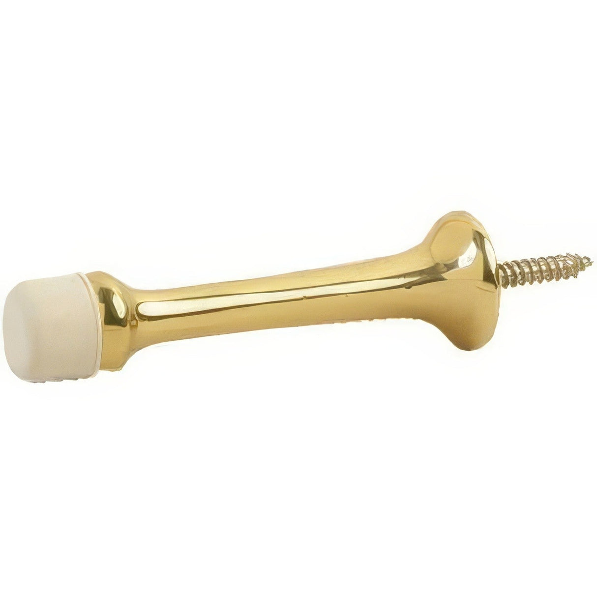 Ives 60B3 polished brass baseboard door stop