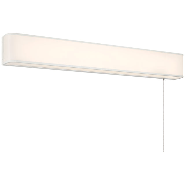 Access Lighting 61011-WH/ACR t8 pull chain wall mount