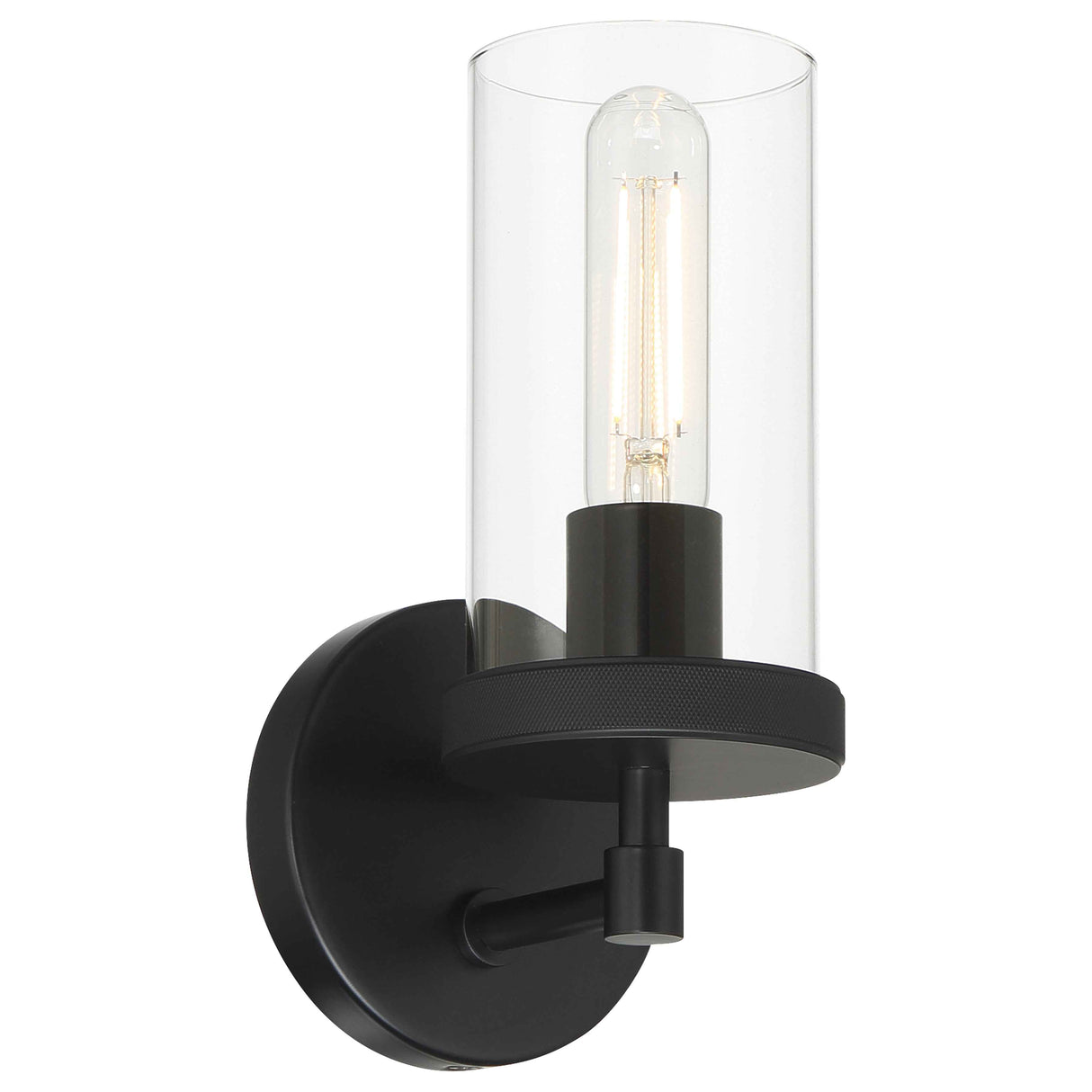 Access Lighting 61121-MBL/CLR 1 light wall sconce