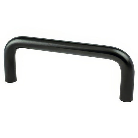 Berenson 6129-2055-P matte black cabinet handle pull