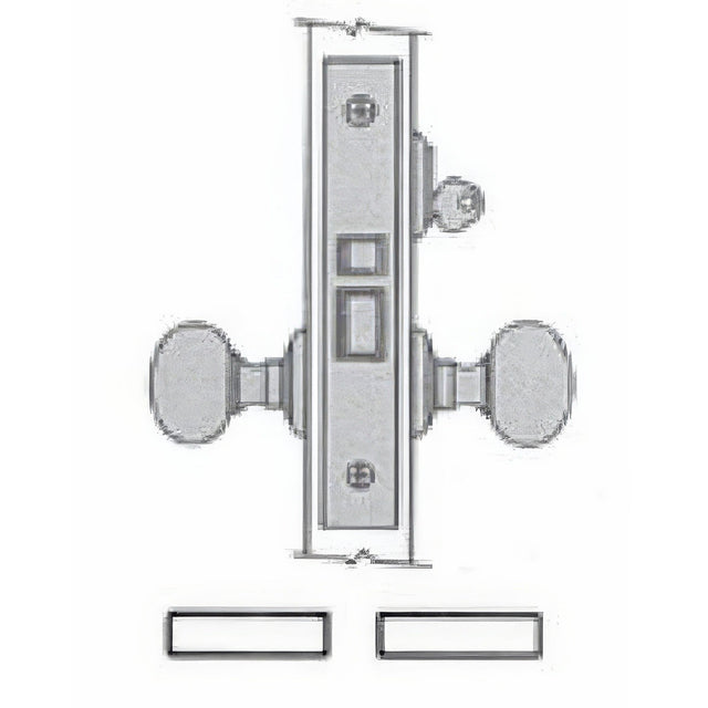 Baldwin 6130003LR lifetime polished brass classroom mortise lock