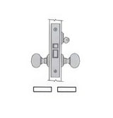 Baldwin 6130102L oil rubbed bronze classroom mortise lock