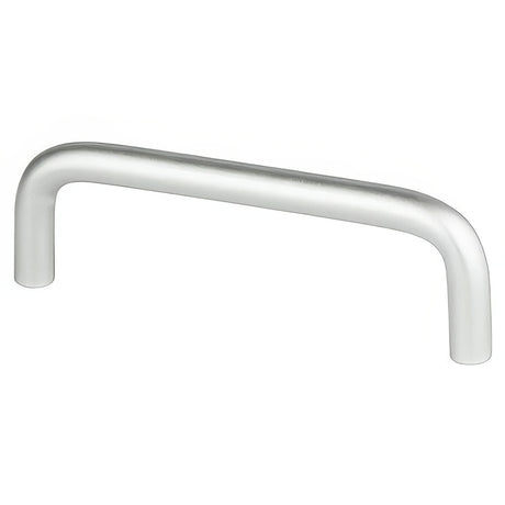 Berenson 6134-4SAL-P satin aluminum cabinet handle pull