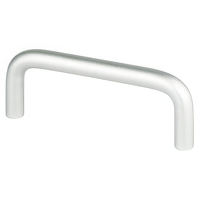 Berenson 6135-4SAL-P satin aluminum cabinet handle pull