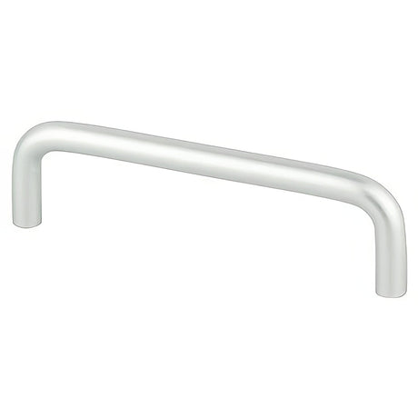 Berenson 6136-4SAL-P satin aluminum cabinet handle pull
