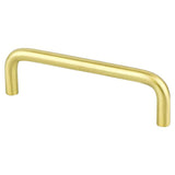 Berenson 6161-2SB-P satin brass cabinet handle pull