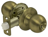 Deltana 6171-5 St. Thomas Single Cylinder Keyed Entry Door Knob Antique Brass