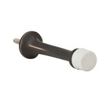 Ives 61A10B rigid door stop in polished brass, additional view