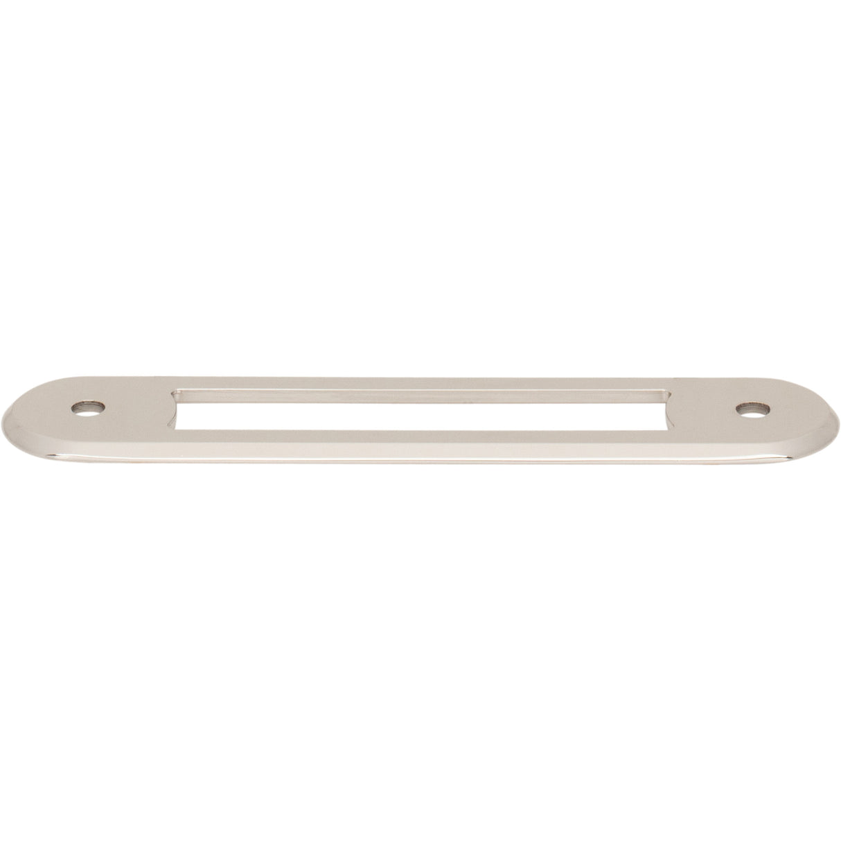 Top Knobs TK3352PN Brockwell 3 3/4" Center to Center Pull Backplate Polished Nickel