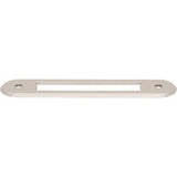 Top Knobs TK3352PN Brockwell 3 3/4" Center to Center Pull Backplate Polished Nickel