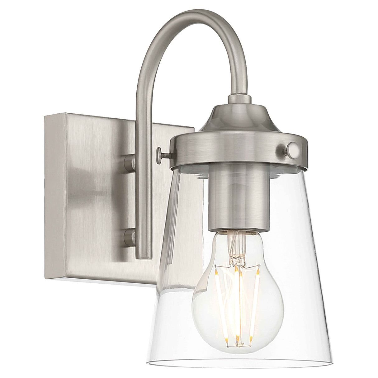Access Lighting 62021-BS/CLR 1 light wall sconce