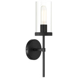 Access Lighting 62308-MBL/CLR 1 light wall sconce