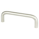 Berenson 6242-2BPN-P Zurich cabinet handle pull in satin stainless, additional view