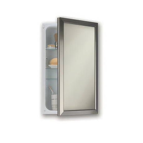 Jensen 625N244SNCX satin nickel medicine cabinet