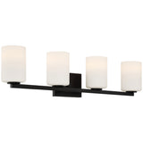 Access Lighting 62624LEDDLP-MBL/OPL 4 light led vanity