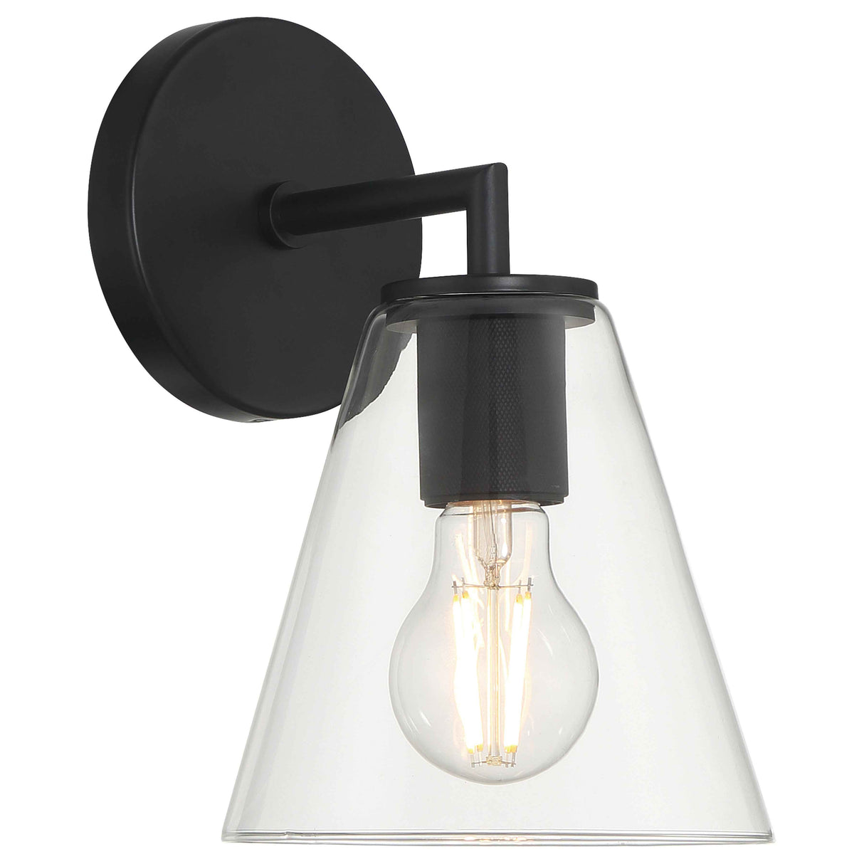 Access Lighting 62631-MBL/CLR 1 light wall sconce