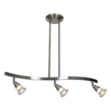 Access Lighting 63053LEDD-MC/ACR matte chrome pendant light