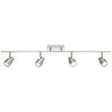 Access Lighting 63074LEDDLP-BS 4 light adjustable led track