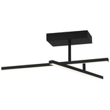 Access Lighting 63077LEDD-MBL/ACR adjustable led semi-flush