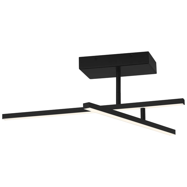Access Lighting 63077LEDD-MBL/ACR adjustable led semi-flush