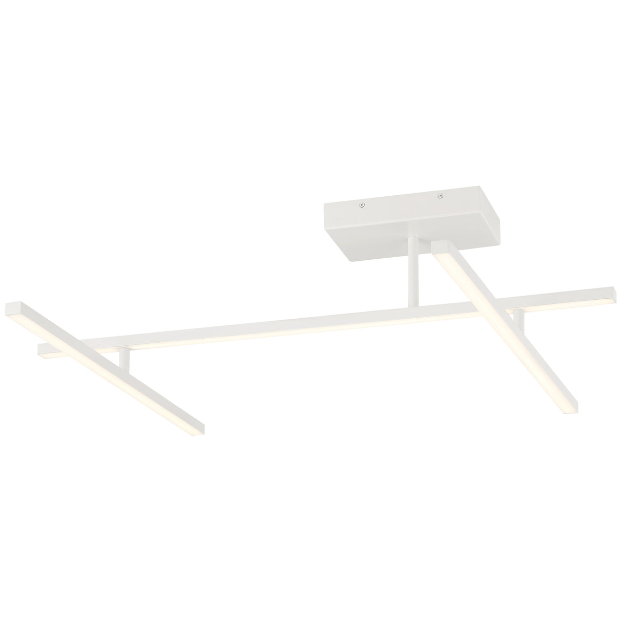 Access Lighting 63078LEDD-MWH/ACR adjustable led semi-flush
