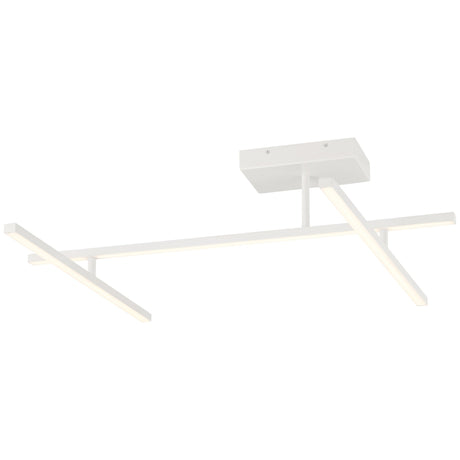 Access Lighting 63078LEDD-MWH/ACR adjustable led semi-flush
