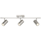 Access Lighting 63103LEDDLP-BS 3 light adjustable led track