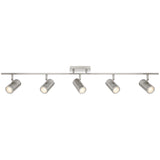 Access Lighting 63105LEDDLP-BS 5 light adjustable led track