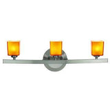 Access Lighting 63813-18-MC/AMB matte chrome / amber vanity light