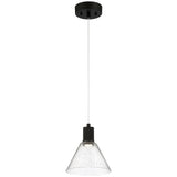Access Lighting 63140LEDD-MBL/SDG martini led pendant
