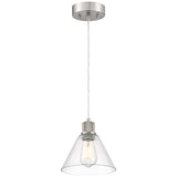Access Lighting 63140LEDDLP-BS/CLR martini led pendant