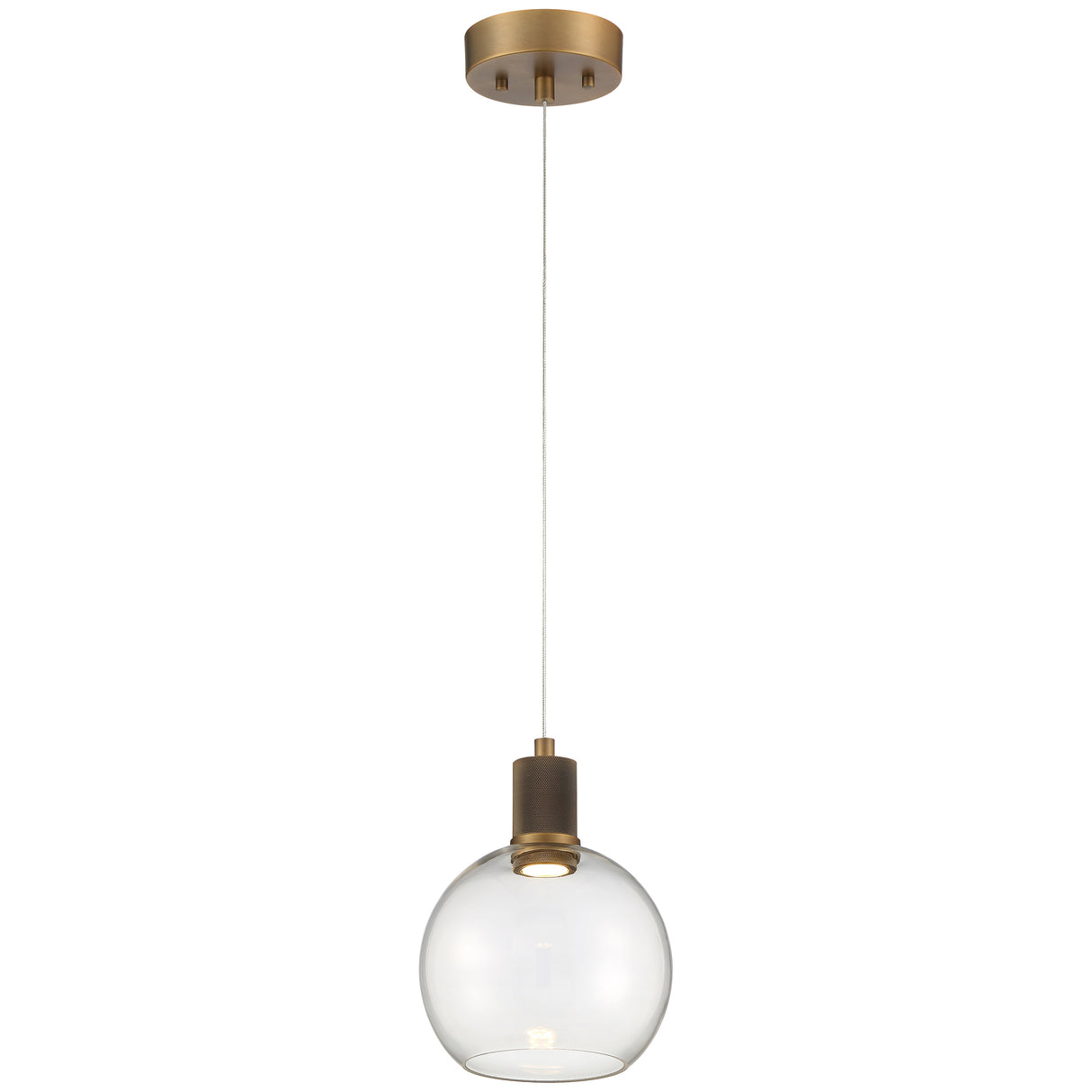 Access Lighting 63142LEDD-ABB/CLR burgundy led pendant