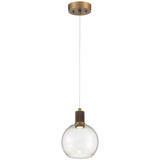 Access Lighting 63142LEDD-ABB/CLR burgundy led pendant