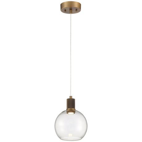 Access Lighting 63142LEDD-ABB/CLR burgundy led pendant