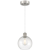 Access Lighting 63142LEDDLP-BS/CLR burgundy led pendant