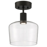 Access Lighting 63147LEDD-MBL/CLR chardonnay led semi-flush