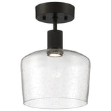Access Lighting 63147LEDD-MBL/SDG chardonnay led semi-flush