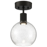 Access Lighting 63148LEDD-MBL/SDG burgundy led semi-flush