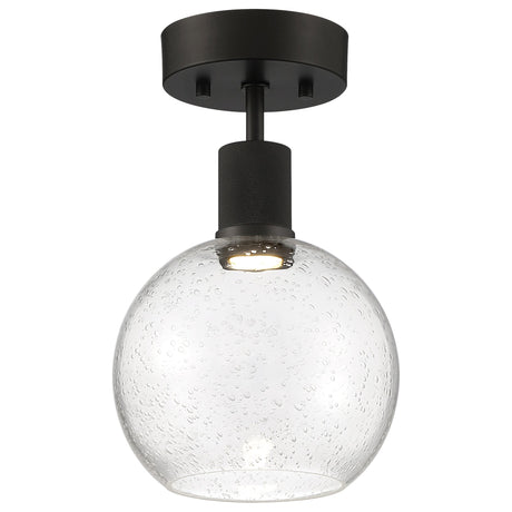 Access Lighting 63148LEDD-MBL/SDG burgundy led semi-flush