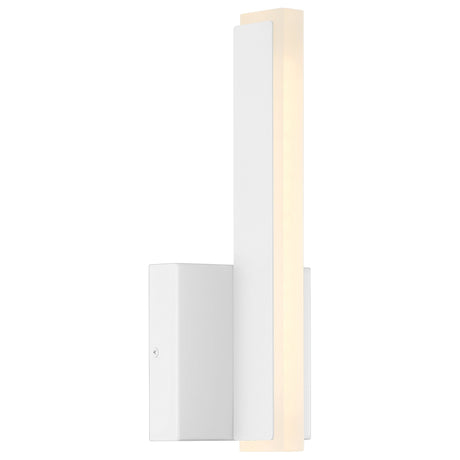 Access Lighting 63161LEDD-MWH/ACR dual voltage led wall sconce