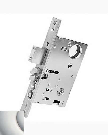 Baldwin 6318055RRLS lifetime polished nickel passage mortise locks
