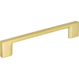 Jeffrey Alexander 635-128BG Sutton cabinet drawer pull in satin nickel, additional view