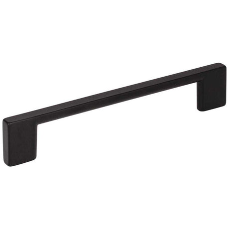 Jeffrey Alexander 635-128MB-20 matte black bar cabinet pull
