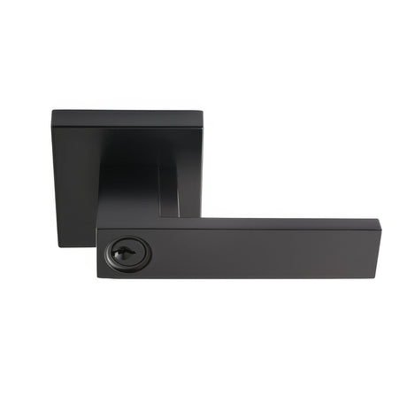 Better Home Products 63544BLK matte black keyed entry door lever