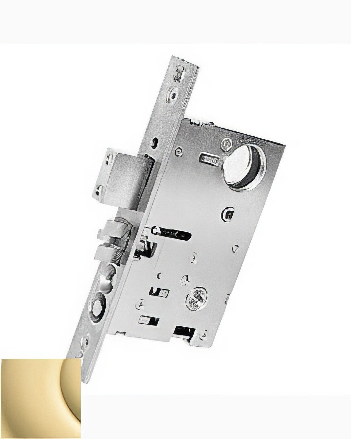 Baldwin 6375031RR non lacquered brass mortise lock